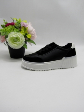 Buty sportowe damskie na płaskim (36-41) VL178 BLACK
