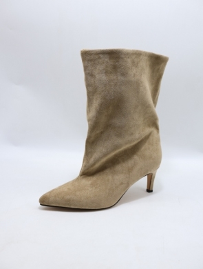 Kozaki damskie na szpilce (36-41) CLS-579 KHAKI