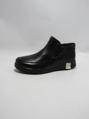 Botki damskie ocieplane na płaskim (36-42) 37600-1 BLK
