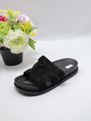 Klapki damskie na płaskim (36-41) TL8-169 BLACK