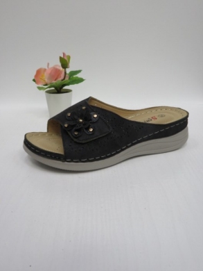 Klapki damskie na koturnie (36-41) HU503 BLACK