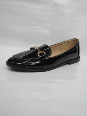Mokasyny damskie na płaskim (36-41) 888-210A BLACK