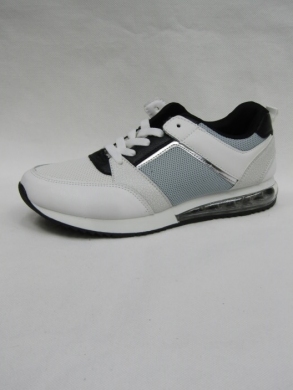 Buty sportowe damskie na płaskim (36-41) P-67 WHITE
