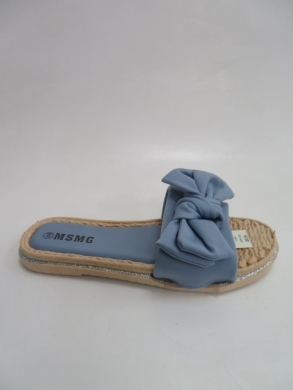 Klapki damskie na płaskim (36-41) WS9020 LBLUE