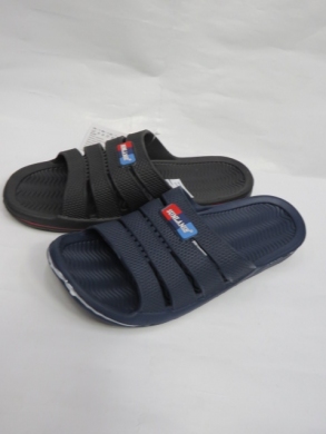 Basenówki męskie (41-47) H367-B BLACK/NAVY