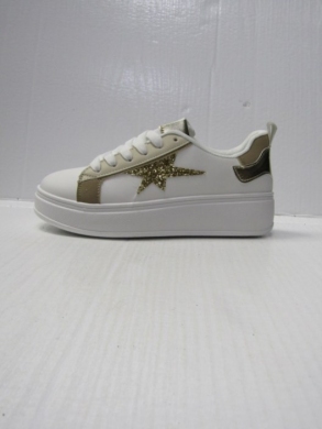 Buty sportowe damskie na koturnie (36-41) K1723 BEIGE