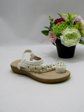 Sandały damskie na płaskim (36-41) AC-5-3 WHITE