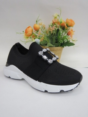 Buty sportowe damskie na płaskim (36-41) 2235 BLACK