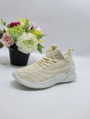 Buty sportowe damskie na płaskim (37-40) LEI-19 BEIGE