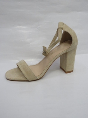 Sandały damskie na obcasie (36-41) 1-221 BEIGE