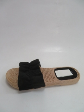 Klapki damskie na płaskim (36-41) OM917 BLACK