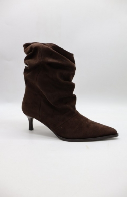 Botki damskie na szpilce (36-41) 69037 COFFE