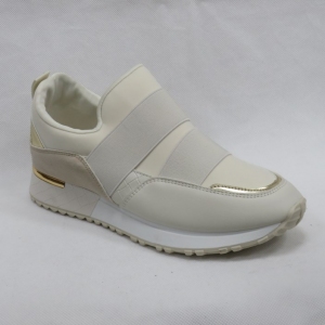 Buty sportowe damskie na płaskim (36-41) AB1785 BEIGE