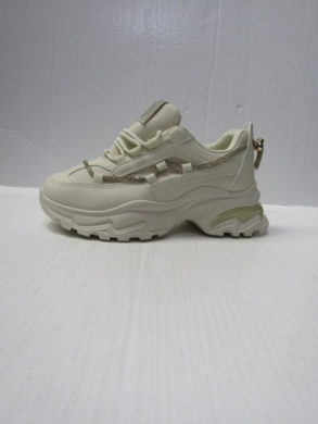 Buty sportowe damskie na płaskim (36-41) G8532 BEIGE