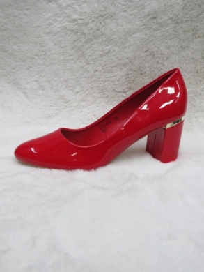 Czółenki damskie na obcasie (36-41) LE-547 RED