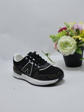 Buty sportowe damskie na płaskim (36-41) 36500-1 BL