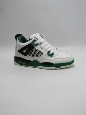 Buty sportowe młodzieżowe (36-41) D660-N WH/GREEN/BLACK