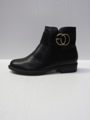Botki damskie na płaskim (36-41) D7-1 BLACK