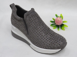 Półbuty damskie na koturnie (36-41) HQ325 GREY