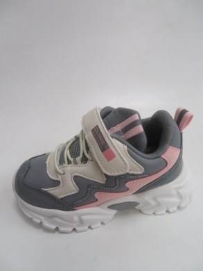 Sneakersy Dziewczęce (26-31) E67 GREY/PINK