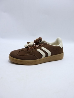 Buty sportowe damskie na płaskim (36-41) C3912 BROWN