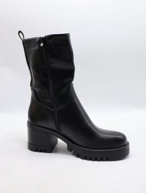 Botki damskie na obcasie (36-41) DES812 BLACK