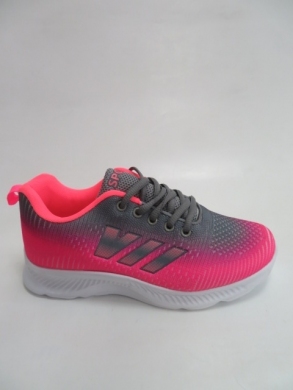 Buty sportowe damskie na płaskim (36-41) D99-8 GREY/PEACH