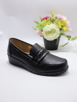Półbuty damskie na koturnie (36-42) C08 BLACK