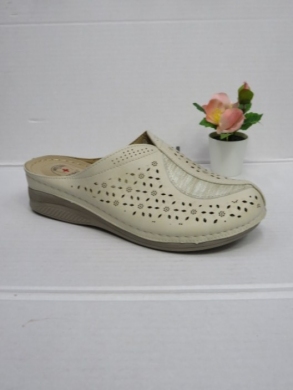 Klapki damskie na koturnie (36-41) DJH1-1 BEIGE