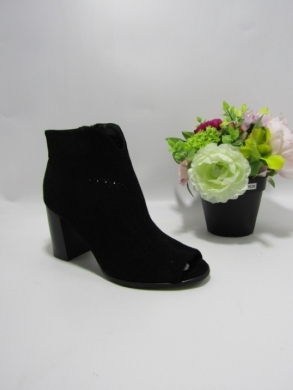 Botki damskie na obcasie (36-41) R628 BLACK