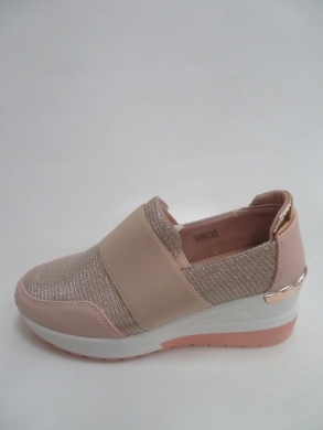 Buty sportowe damskie na koturnie (36-41) 035 PINK