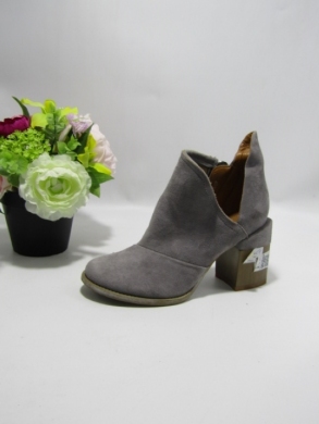 Botki damskie na obcasie (36-41) A5700-26 GREY