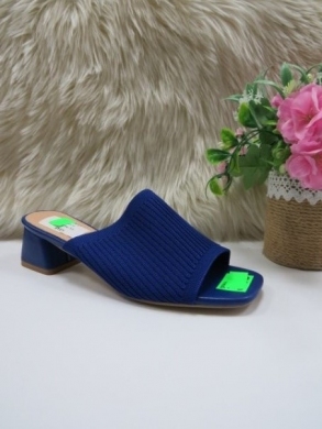 Klapki damskie na obcasie (36-41) UC-84 BLUE