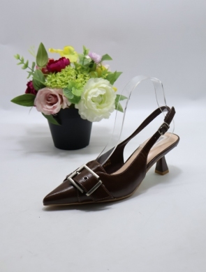 Sandały damskie na obcasie (36-41) MBA189 BROWN