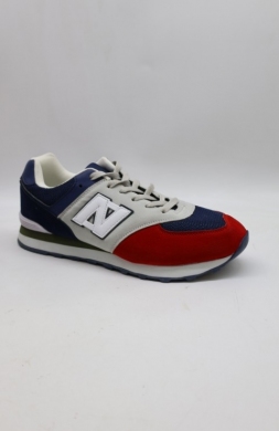Buty sportowe męskie (41-46) 9NB-765 NAVY/GREY/RED