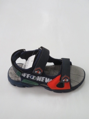 Sandały Chłopięce (28-36) KF-09 NAVY/ORANGE