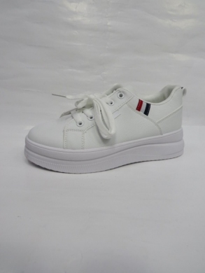 Buty sportowe damskie na płaskim (36-41) J2133 WHITE