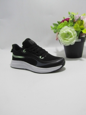 Buty sportowe damskie na płaskim (36-41) AD259 BL/GREEN
