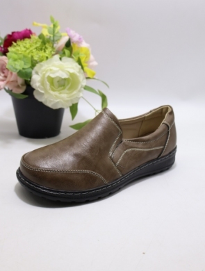 Półbuty damskie na płaskim (36-42) 22T96-13 KHAKI