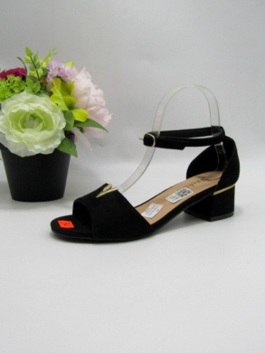 Sandały damskie na obcasie (36-41) TY2427 BLACK/MIC