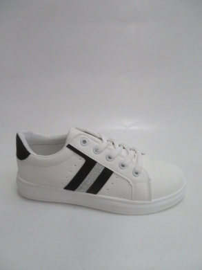 Buty sportowe damskie na płaskim (36-41) 281 WHITE/BLACK