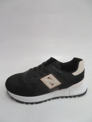 Buty sportowe damskie na płaskim (36-41) AB961 BLACK