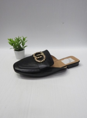 Klapki damskie na płaskim (36-41) JN112 BLACK