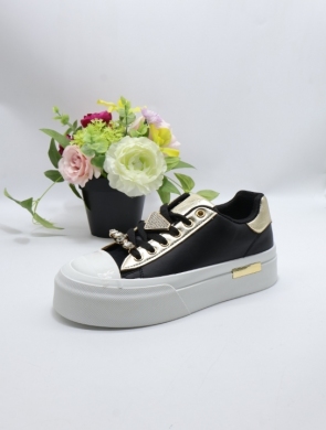 Buty sportowe damskie na płaskim (36-41) SP532 BLACK