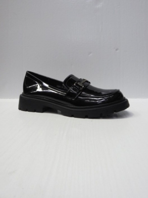 Mokasyny damskie na płaskim (36-41) 9281A-P BLACK