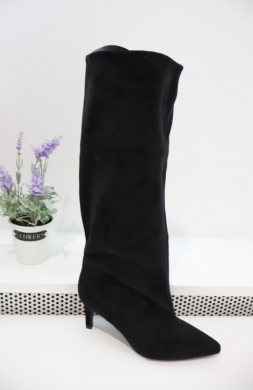 Kozaki damskie na szpilce (36-41) WZ20 BLACK