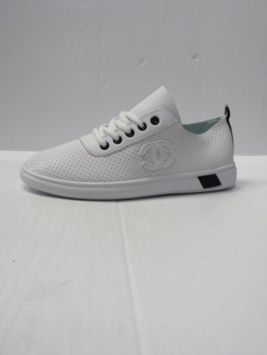 Buty sportowe damskie na płaskim (36-41) SJ2301-2 WHITE/BLACK