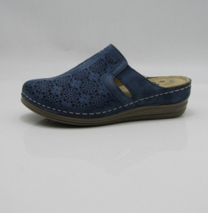 Klapki damskie na płaskim (36-41) 6922-6 BLUE