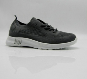 Buty sportowe damskie na płaskim (36-42) 12100-22 GREY