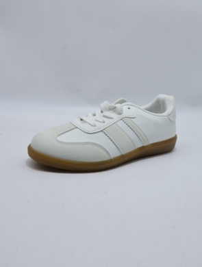 Buty sportowe damskie na płaskim (36-41) GG688 WHITE